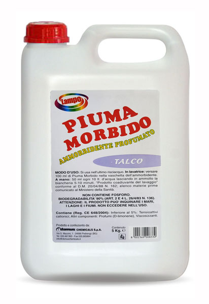 PIUMA AMMORBIDENTE TALCO 5000ml